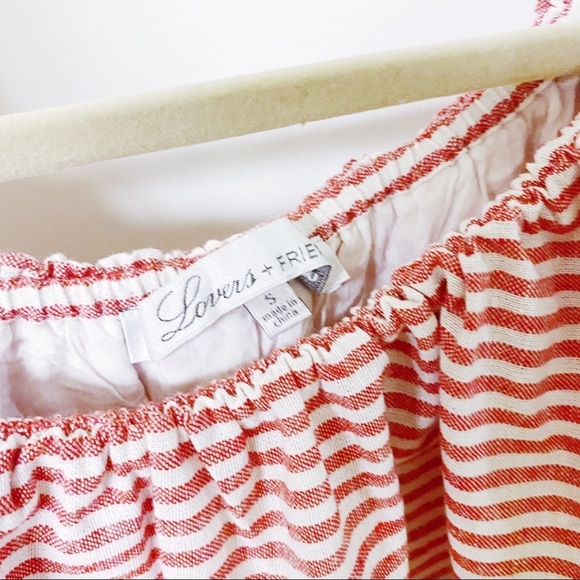 Lovers + Friends - Striped Off the Shoulder Blouse - Picture 4 of 4